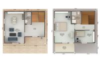 112 m² მზა სახლები