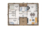 149 m² მზა სახლები