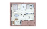 82 m² მზა სახლები